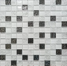 AltaCera Bella Декор Mosaic Glass White 30x30 / Алтачера
 Белла Декор Мозаик Гласс Уайт 30x30 